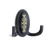 Dolap Askılık Askılığı Duvar Vestiyer Banyo Mutfak Elbise Kıyafet Çanta Askısı Askı Siyah - 5