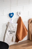 Porsima 088 2 Adet Kalp Desenli Yapışkanlı Banyo Mutfak Askısı - 2