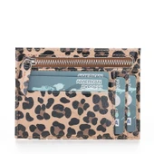 Zip Deri Fermuarlı Kartlık ZPCH LEO-NE Leopar - 1