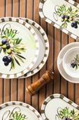 Perotti Olives 28 Parça Kahvaltı Seti 12 Kişilik Kahvaltı Takımı - 3