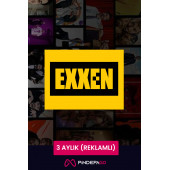Exxen 3 Aylık Dijital Üyelik Kodu - Reklamlı - 1
