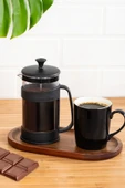 Porsima ET-00118 French Press Süzgeçli Bitki Çayı Demliği Kahve Presi - 400 Ml - 3