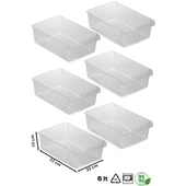Porsima 3184 6 Lı 6lt Dolap İçi Ve Buzdolabı İçi Düzenleyici Orga - 3