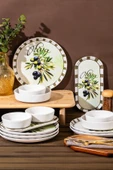 Perotti Olives 28 Parça Kahvaltı Seti 12 Kişilik Kahvaltı Takımı - 2