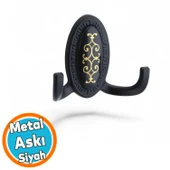 Dolap Askılık Askılığı Duvar Vestiyer Banyo Mutfak Elbise Kıyafet Çanta Askısı Askı Siyah - 1