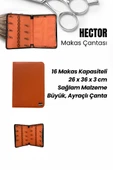 Hector Kuaför ve Berberlere Özel Premium 16'lı Makas Set Çantası thumbnail 5