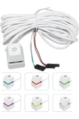 silabor Bilgisayar Power Tuşu Bilgisayar Açma Kapatma Tuşu 5 Metre Kablo Uzunluğu - 2