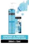 Neutrogena Hydro Boost Jel Temizleyici 200 Ml + Hydro Bost Hiyalüronik Asit Konsantre Serum 15 Ml - 1
