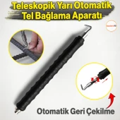 Teleskopik Yarı Otomatik Hızlı İnşaat Tel Demir Bağlama Bağlayıcı Sarma Aparatı Aleti Teli Makinası - 1