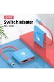 silabor 2'si 1 arada USB-C /Type-C - HDMI + USB-C /Video Dönüştürücü Switch Steam için Bağlantı İstasyonu - 4
