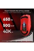 silabor ATTACK SHARK X1 Üç Modlu Oyuncu Faresi Dokunmatik Yüzey RGB Şarj İstasyonu PAW3395PRO Sensör - 2