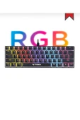 labordışticaret T60 Siyah Kırmızı Switch Rgb Klavye Kablolu Gaming Oyuncu Klavyesi thumbnail 1