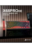 silabor X68PRO HE Wireless Kablosuz Rapid Trigger Snap Tap Hall Efect Keyboard Magnetic Switch - 3