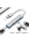 silabor 4 Port Usb 3.0 Hub Çevirici Çoğaltıcı Çoklayıcı Çoklama 4 Portlu Usb 3.0 Hub Çoklayıcı - 1