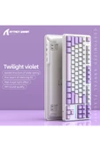 silabor Attack Shark X87 Tri-mode Gasket Mekanik Klavye - 8000Hz Polling Rate, RGB Aydınlatma ve Gasket - 2