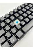 silabor T60 Siyah Renk Mavi Switch Mekanik Kablolu Klavye Gaming Driverli Oyuncu Klavyesi T60 Mini Q - 5