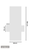%100 Pamuk Şezlong Havlusu Fuşya 60x180 cm - Hızlı Kuruyan Plaj ve Havuz Havlusu - 4