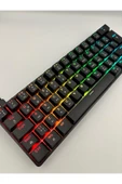 silabor Rgb T60 Mekanik Klavye Siyah Renk Kırmızı Switch - 5