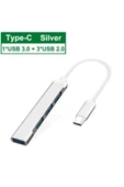 silabor Type-c To Usb Hub 4 Port Çoklayıcı Macbook Ile Uyumlu Çoğaltıcı Hub - 2