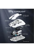 silabor Attack Shark R1 Superlıght 18000 Dpı Ultra Hafif Paw3311 Kablosuz Oyuncu Faresi - 6