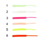 Captain 3520 Mini Worm Floating 5 cm Aromalı LRF Silikon Yem 10'lu  06 - 2