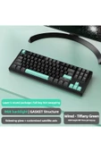 silabor ATTACK SHARK M87 RGB Kablosuz Şarjlı Üçlü Mod 4000mAh PBT Mekanik Klavye Mac ve Win Uyumlu - 1