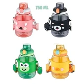 Vagonlife Pipetli Çocuk Matarası 750Ml Kahverengi - 3