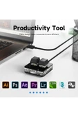 silabor 2 Tuşlu Bluetooth Mini Klavye Makro Klavye Mekanik Rgb Pın Klavye Programlanabilir Windows Ve Mac - 2