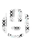 SiLabor X Attack Shark ATTACK SHARK X3/X3pro Grip Tape Kavrama Bandı Kaymaz Bant, Yükseltme Kiti Uyumu Sağlayan Kesim - 1