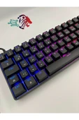 silabor Rgb T60 Mekanik Klavye Siyah Renk Kırmızı Switch - 1