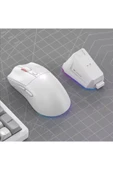 silabor Dark Alien X1 Light Tri Mode Wired Wireless Gaming Mouse Uyumlu  PAW3311 59 Gram Şarj İstasyonu - 1
