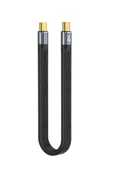 silabor Type-C To Type-C 10 GBPS USB Type Kablosu 240W Pd Hızlı Data Kablosu C-18 20 Cm - 1