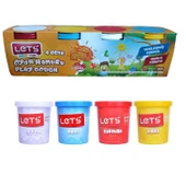 Lets Oyun Hamuru 4 Renk 440 gr Normal Renkler L8440 - 1
