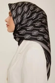 Armine E22KA8822D0304 Dj Saf İpek Eşarp 8822D (T)  (Nostalji Twill) thumbnail 3
