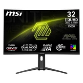 MSI MAG 321CUPDF 31.5" 160Hz 0.5Ms HDMI+DP+USB-C HDR UHD FreeSync VA Curved Vesa Monitör - 1