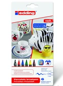 Edding 4200 Standart Renkler 6'lı Set Porselen Kalemi - 1