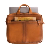 Apollo 13-14 inç Deri Laptop Çantası RST2EF Taba - 3