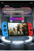 G90 7 İnç IPS HD Ekran Oyun Konsolu Linux İşletim ve Çoklu Sistem Emülatörü Arcade Oyun Konsolu thumbnail 2