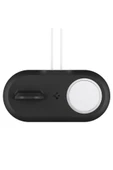 Spigen MagFit Duo AMP02796 2in1 Beyaz MagSafe Docking Station - 2