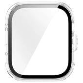 Huawei Watch Fit 4 Kasa Uyumlu Kılıf Sert PC Kasa ve Ekran Koruyucu Kılıf  Şeffaf thumbnail 4