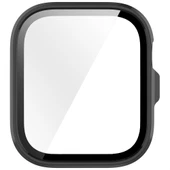 Huawei Watch Fit 4 Kasa Uyumlu Kılıf Sert PC Kasa ve Ekran Koruyucu Kılıf  Füme thumbnail 4