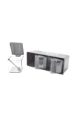 3 Lü Baharatlık Set Duvar Askılı Royaleks-L677 - 2