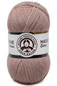 1 Adet Madame Cotton El Örgü İpi Yünü 100 gr 057 Açık Kahve - 1