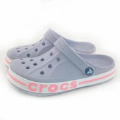CROCS BAYABAND KADIN TERLİK GRİ PEMBE - 3