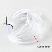 Kumandalı USB RGB Fiber Optik İp Neon Led Torpido Şeridi Çift Çıkışlı 4 Metre - 2