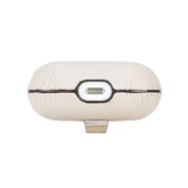 Apple AirPods 3.nesil Uyumlu Deri Kılıf Juni ERC3 Bej - 5