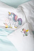 Cotton Box Punch Nakışlı Bebek Nevresim Takimi Dolly Mint - 1