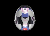 KASK MT STINGER TRON C8 PARLAK GRİ/PEMBE thumbnail 3