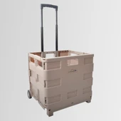 Nurgaz Katlanır Tekerlikli Kamp Kasası Kahverengi NGC140 - 1