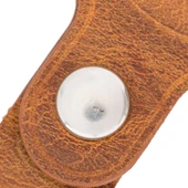 Apple AirTag Uyumlu Deri Anahtarlık, G19 Taba - 5